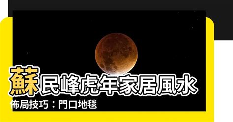 2023年門口地毯顏色蘇民峯